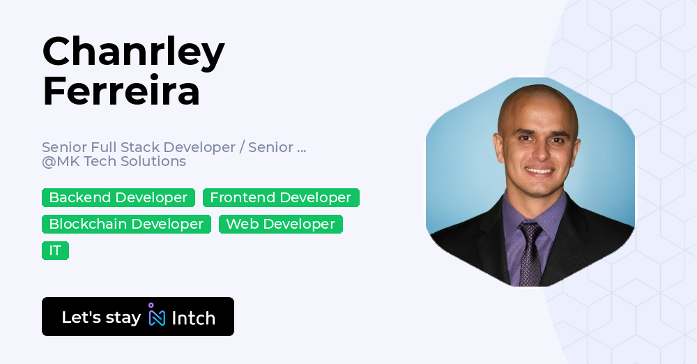 Chanrley Ferreira - Senior Full Stack Developer / Senior Software ...