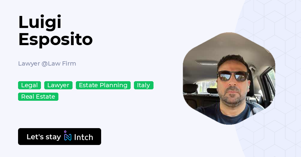 Luigi Esposito Lawyer, Law Firm Intch