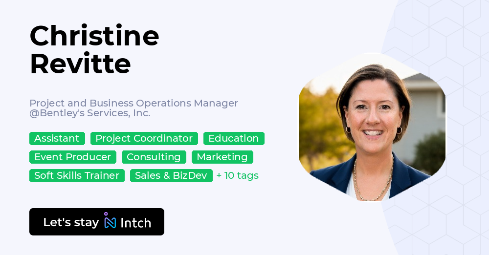 Christine Revitte - Project and Business Operations Manager, Bentley's ...