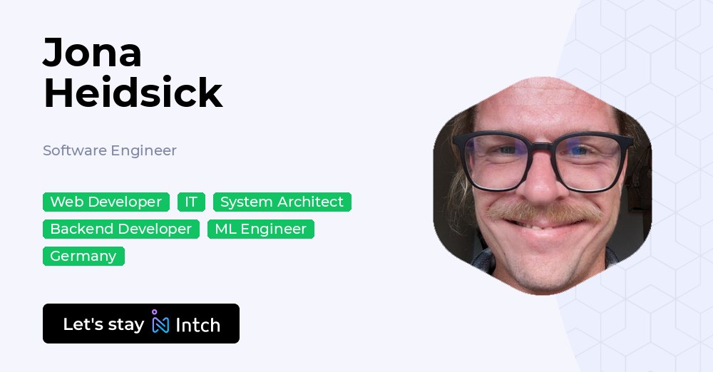 Jona Heidsick - Software Engineer, | Intch