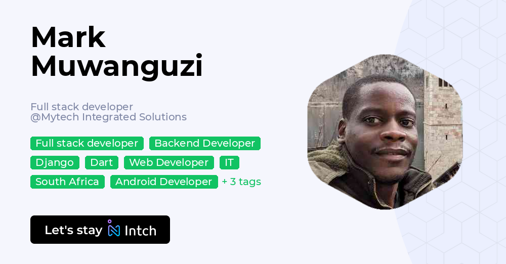 Mark Stack Mark Muwanguzi - Full stack developer, Mytech Integrated Solutions | Intch