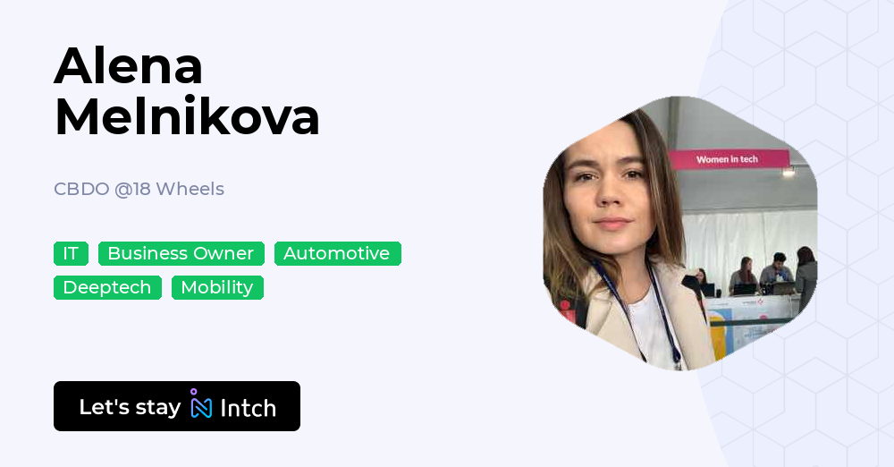 Alena Melnikova - CBDO, 18 Wheels - Intch