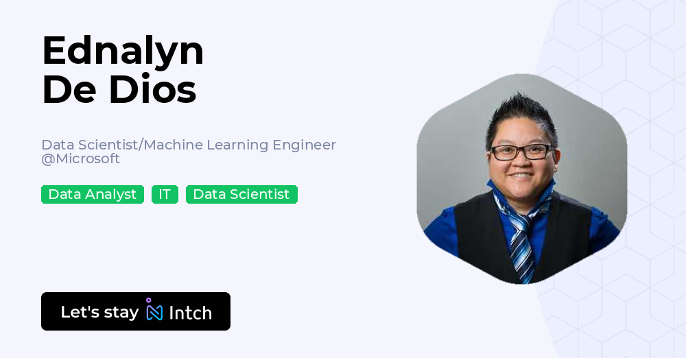 Ednalyn De Dios - Data Scientist/Machine Learning Engineer, Microsoft ...