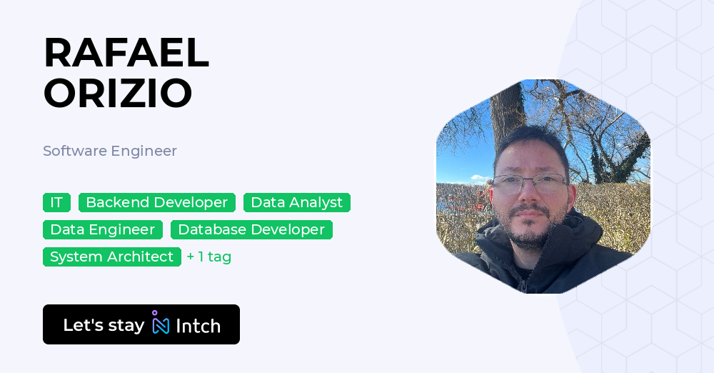 RAFAEL ORIZIO - Software Engineer, | Intch