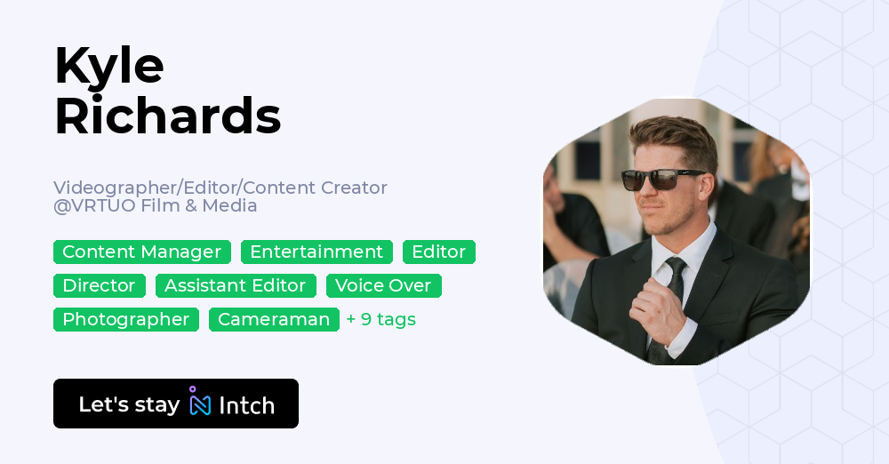 Kyle Richards - Videographer/Editor/Content Creator, VRTUO Film & Media ...