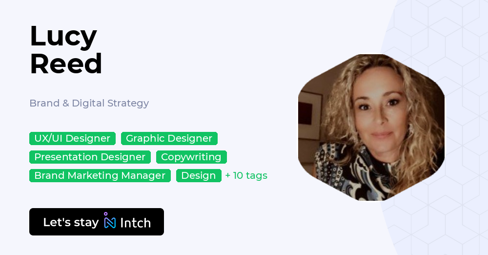 Luci Reed Lucy Reed - Brand & Digital Strategy, | Intch