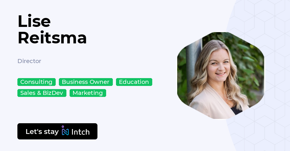 Lis Rethwisch Lise Reitsma - Director, | Intch