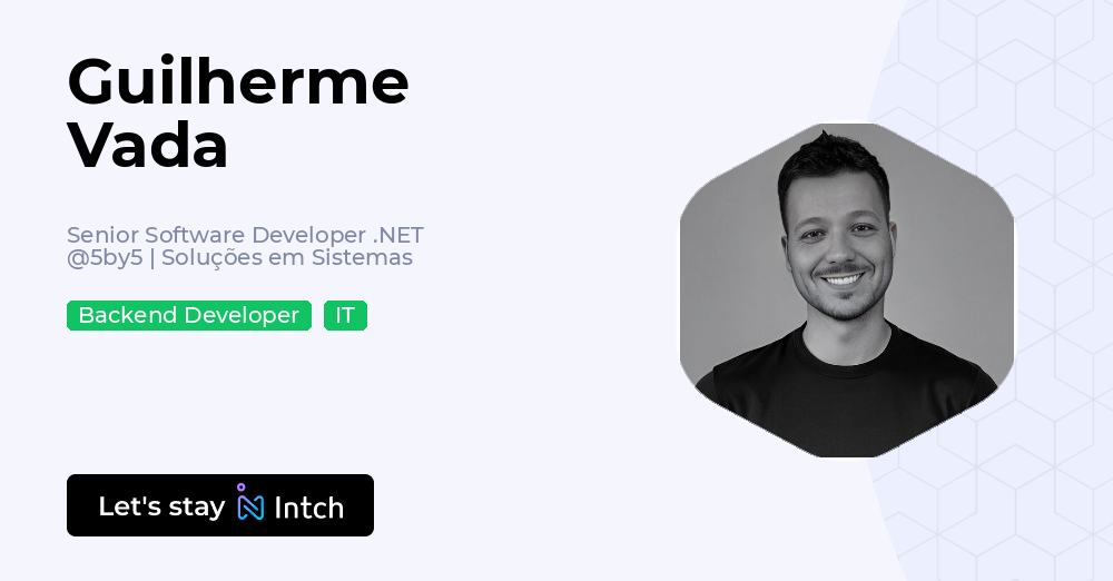 Guilherme Vada - Senior Software Developer .NET, 5by5 | Soluções em ...