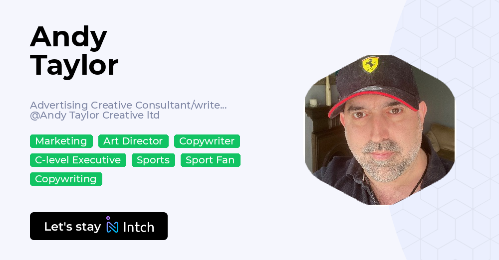 Andy Taylor - Advertising Creative Consultant/writer and art director ...