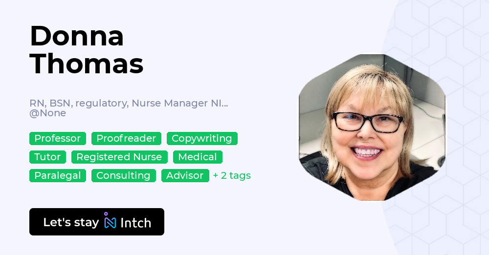 Donna Thomas - RN, BSN, regulatory, Nurse Manager NICU, nursing ...