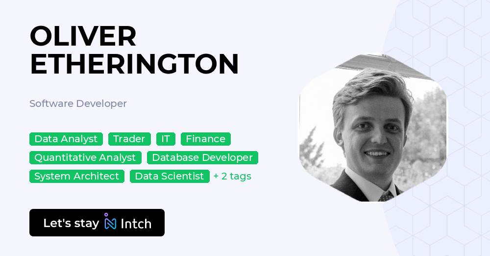 OLIVER ETHERINGTON - Software Developer, | Intch