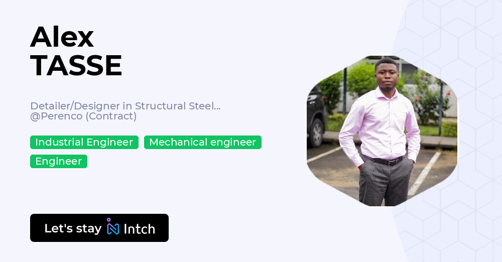 Alex TASSE - Detailer/Designer in Structural Steel and Piping, Perenco ...
