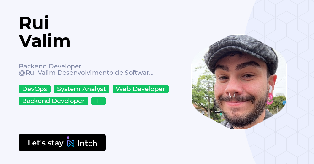 Rui Software Rui Valim - Backend Developer, Rui Valim Desenvolvimento de Software ...