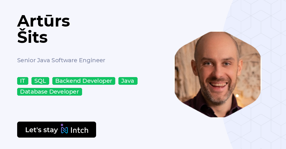 Artūrs Šits - Senior Java Software Engineer, | Intch