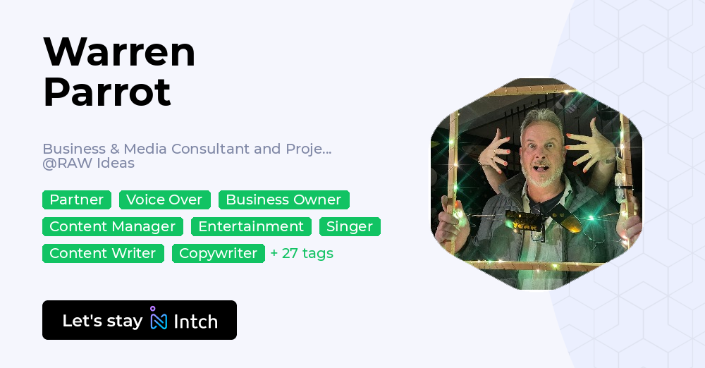 Project Management Parrot Warren Parrot - Business & Media Consultant and Project Manager, RAW ...