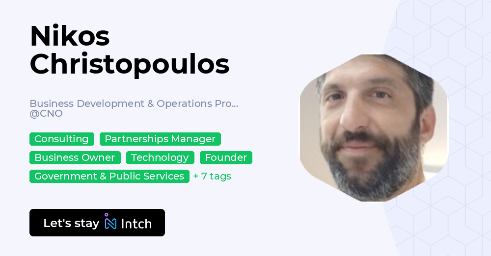 Nikos Christopoulos - Business Development & Operations Professional ...