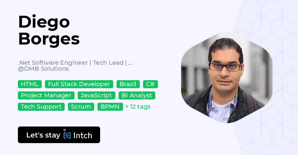 Diego Borges - .Net Software Engineer | Tech Lead | Project Manager ...