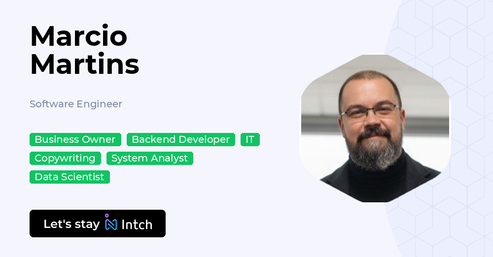 Marcio Martins - Software Engineer, | Intch