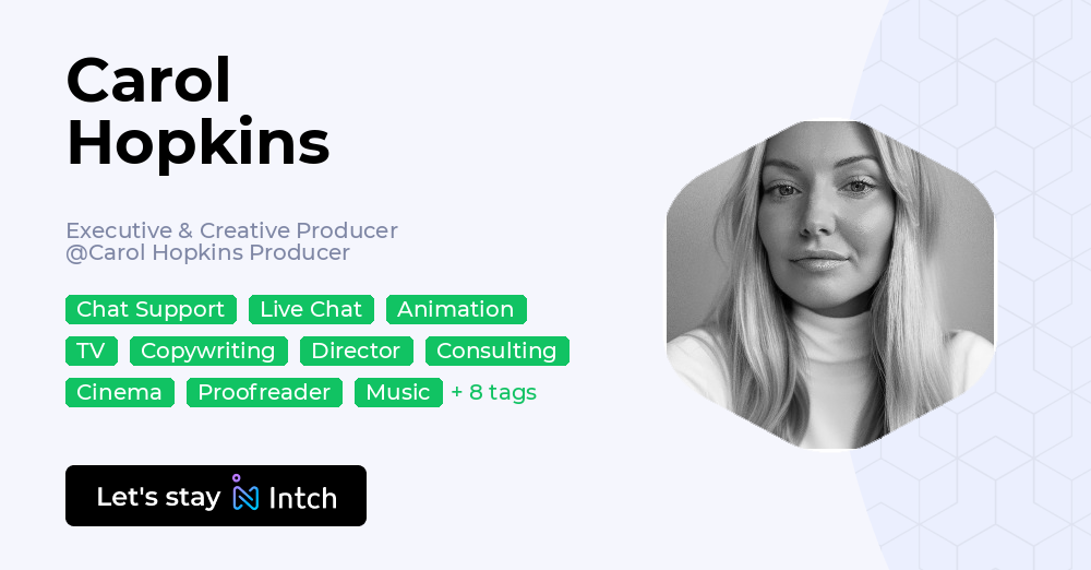 Carol Hopkins - Executive & Creative Producer, Carol Hopkins Producer ...