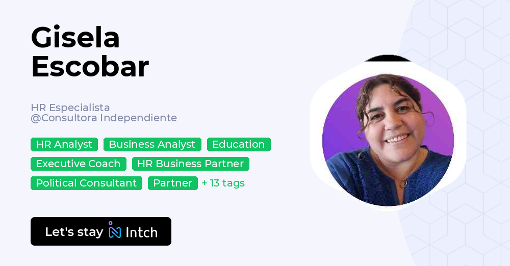 Basit Conecttell Gisela Escobar - HR Especialista, Consultora Independiente | Intch