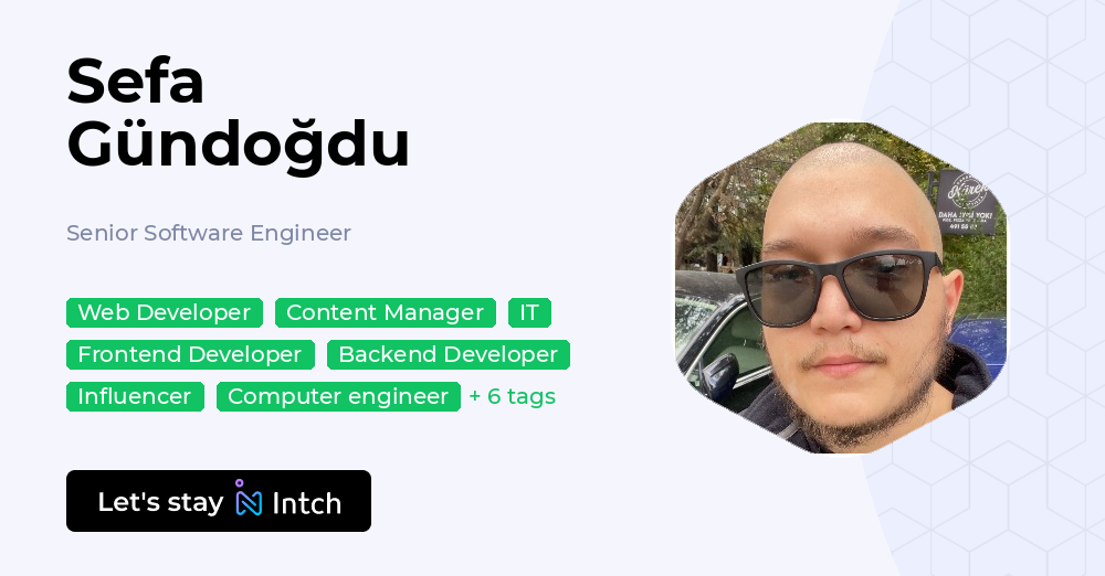 Sefa Gündoğdu - Senior Software Engineer | Intch