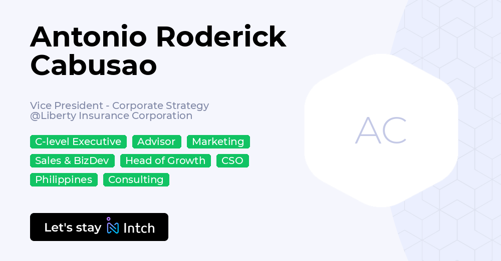 Antonio Roderick Antonio Roderick Cabusao - Vice President - Corporate Strategy, Liberty ...