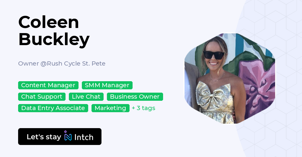 Coleen Buckley - Owner, Rush Cycle St. Pete | Intch