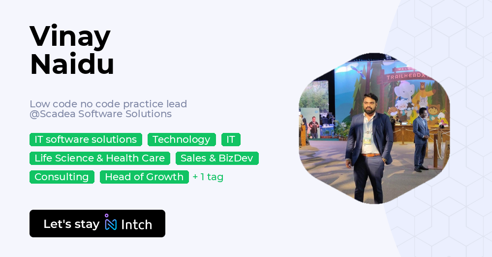 Vinay Naidu - Low code no code practice lead, Scadea Software Solutions ...
