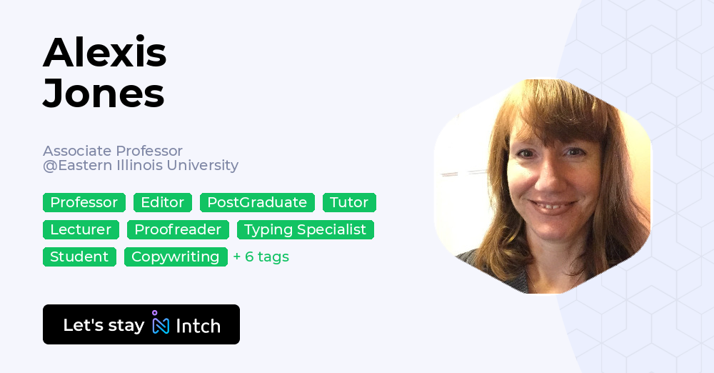 Alexis Jones - Associate Professor, Eastern Illinois University | Intch