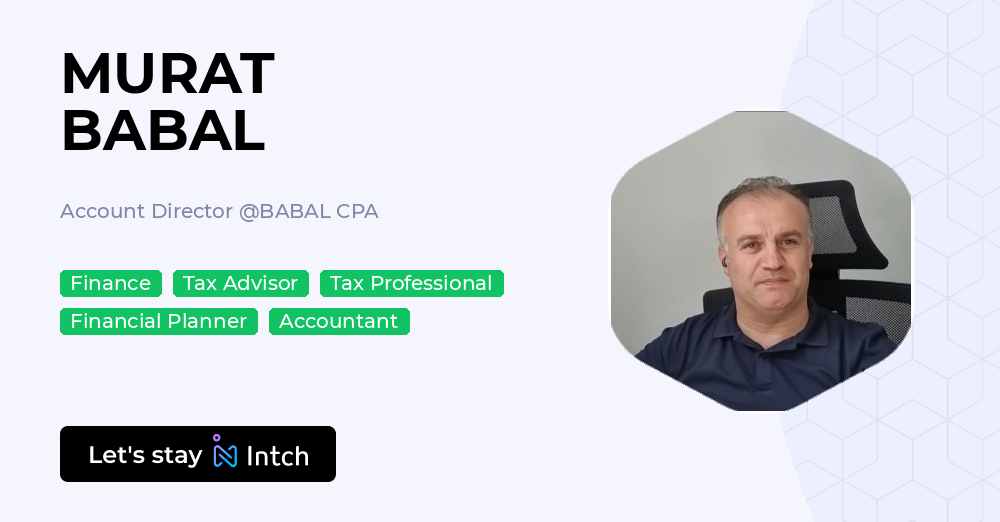 MURAT BABAL - Account Director, BABAL CPA | Intch