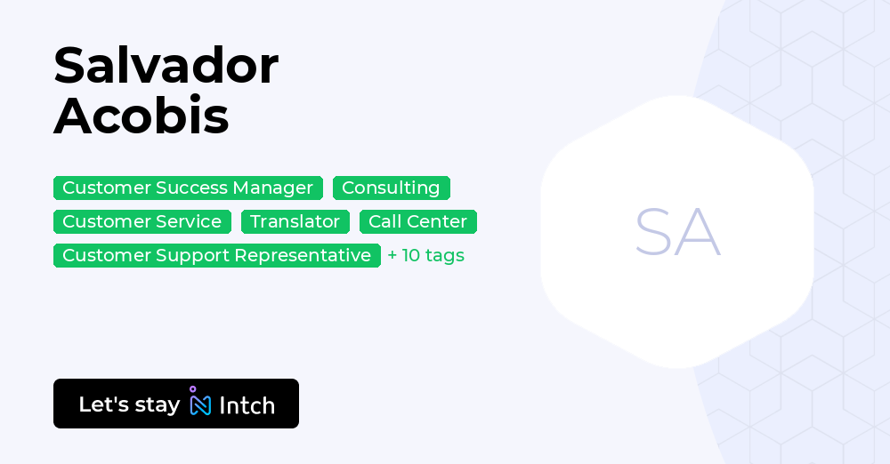 Salvador Acobis - | Intch