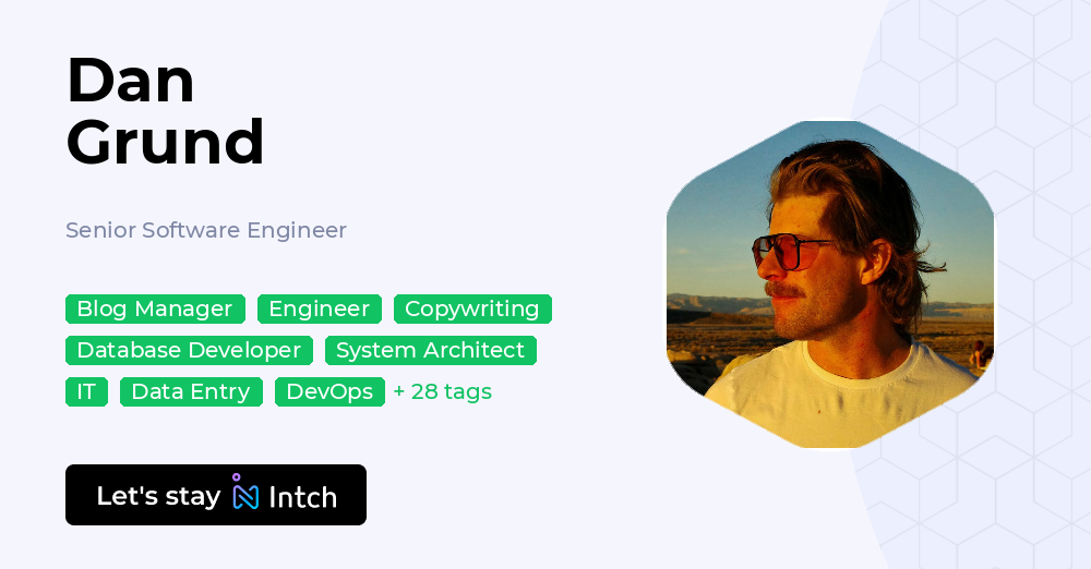 Dan Grund - Senior Software Engineer | Intch