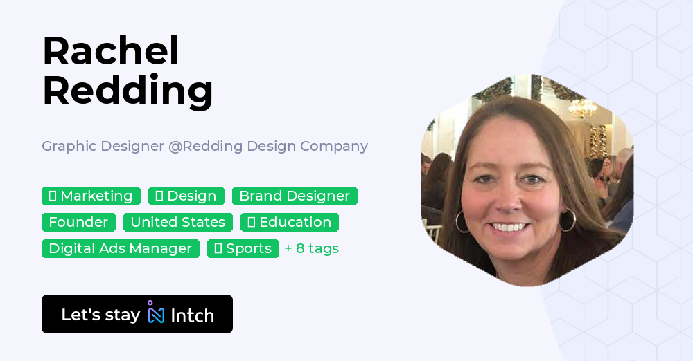 Rachel Designer Rachel Redding - Graphic Designer, Redding Design Company | Intch