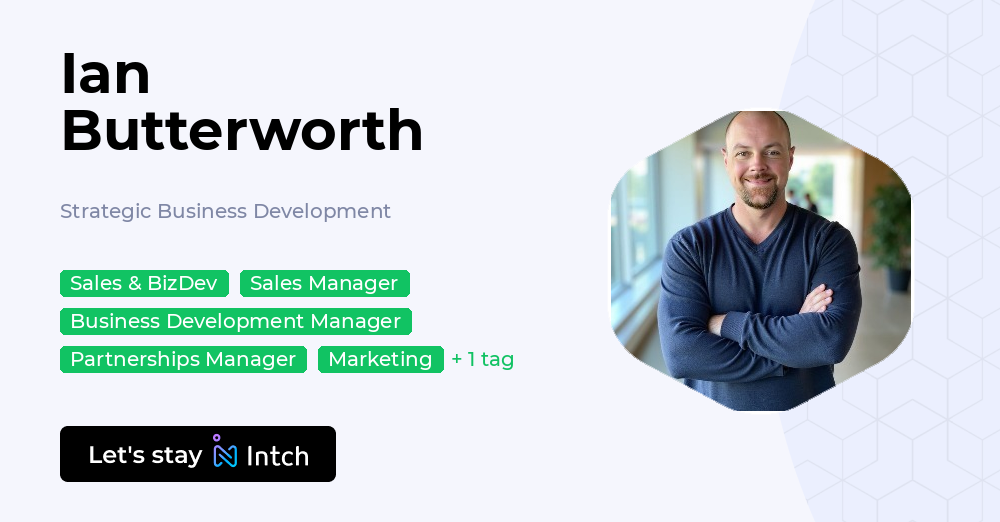 Ian Butterworth - Strategic Business Development, | Intch