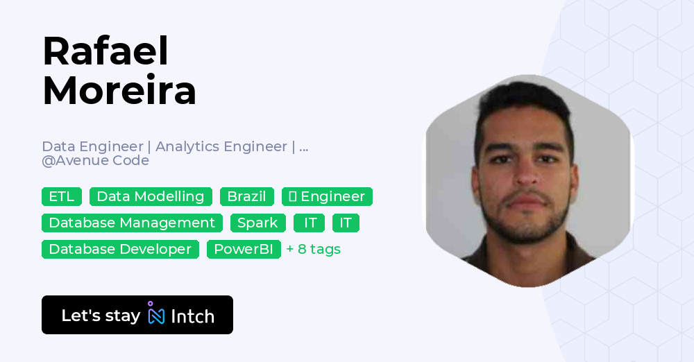 Rafael Moreira - Data Engineer | Analytics Engineer | Data Architect ...