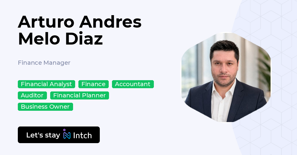 Arturo Andres Melo Diaz - Finance Manager, | Intch