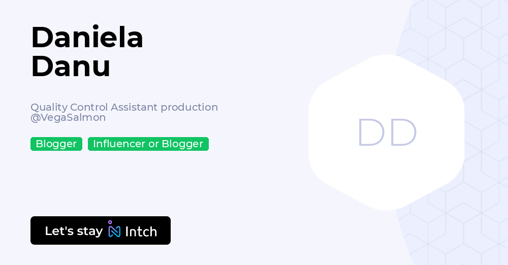 Daniela Danu - Quality Control Assistant production, VegaSalmon | Intch