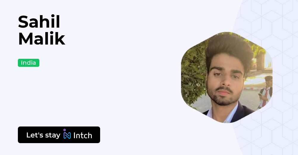 Sahil Malik - | Intch