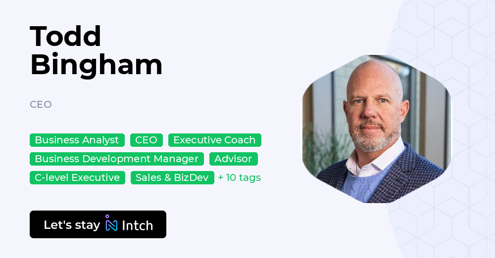 Todd Inmon Todd Bingham - CEO, | Intch