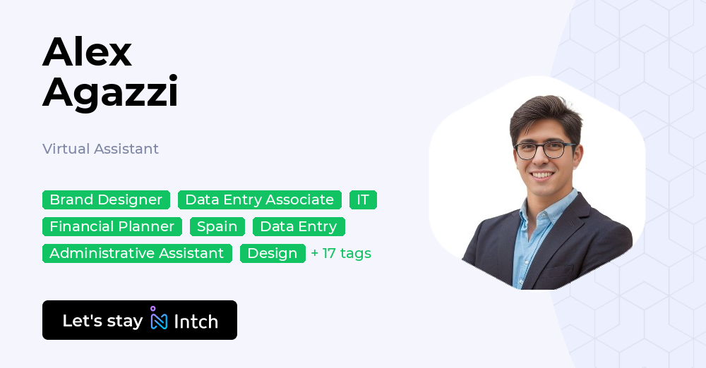 Alex Agazzi - Virtual Assistant, | Intch