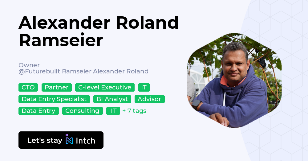 Alexander Roland Ramseier - Owner, Futurebuilt Ramseier Alexander ...