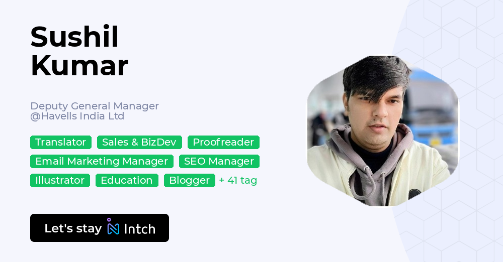 Sushil Kumar - Deputy General Manager, Havells India Ltd | Intch