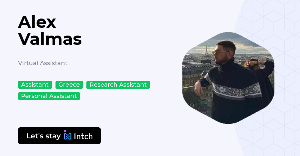 Alex Valmas - Virtual Assistant, | Intch