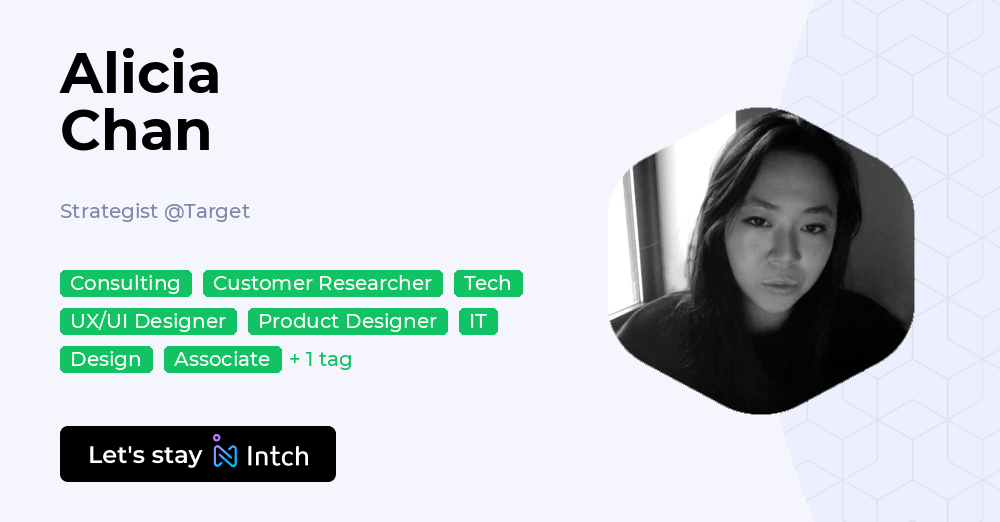 Alicia Chan - Strategist, Target | Intch