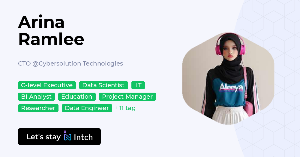 Arina Ramlee - CTO, Cybersolution Technologies | Intch