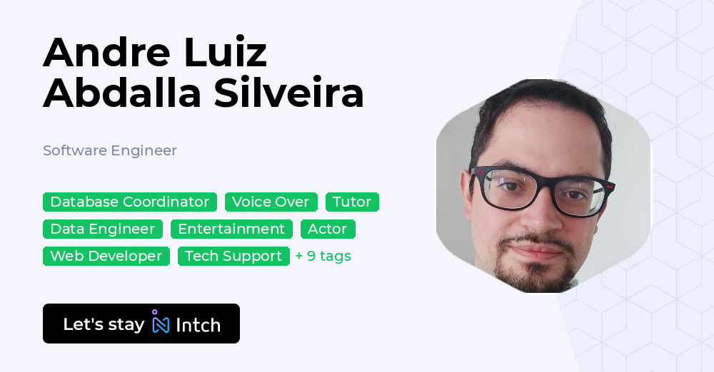 Andre Luiz Abdalla Silveira - Software Engineer, | Intch