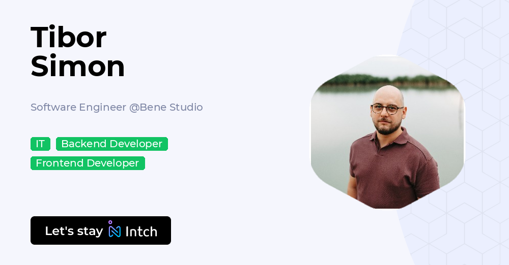 Tibor Simon - Software Engineer, Bene Studio | Intch