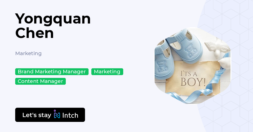 Yongquan Chen - Marketing, | Intch