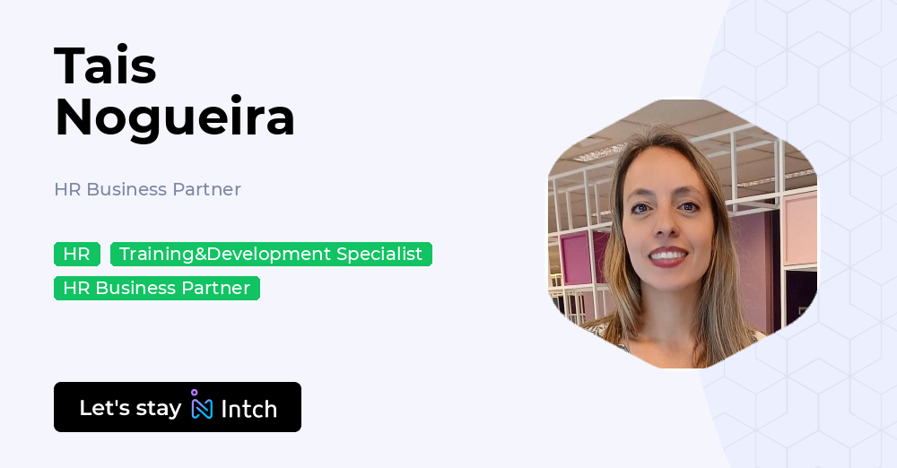 Tais Nogueira - HR Business Partner, | Intch