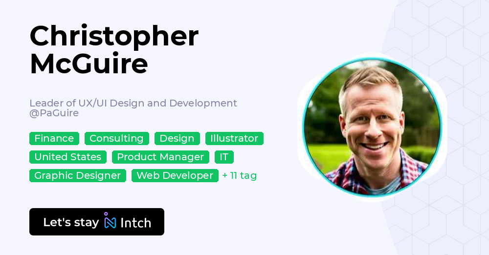 Christopher McGuire - Leader of UX/UI Design and Development, PaGuire ...
